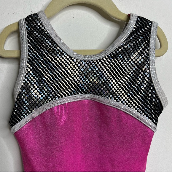 Gymnastics Leotard V-Neck Mystique Diamond Tank Leotard - Picture 2 of 7